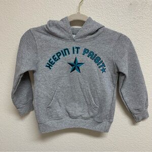 Keepin It Paisita Gray Kids Unisex Pullover Fleece Hoodie Sweater Size 4T